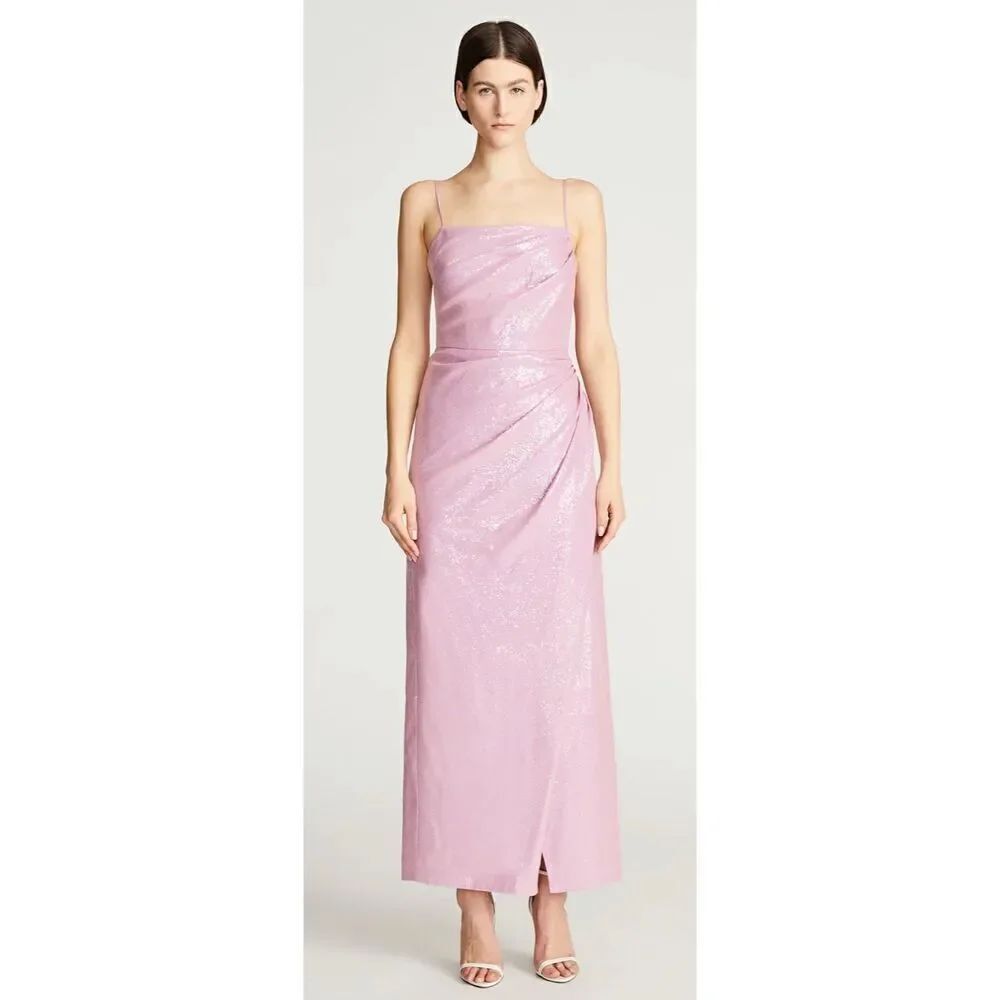 Halston ALANIA GOWN IN STRETCH SEQUIN